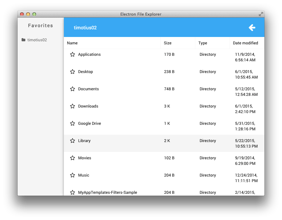 Electron File Explorer