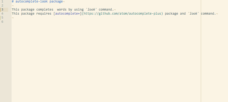 Autocomplete Look