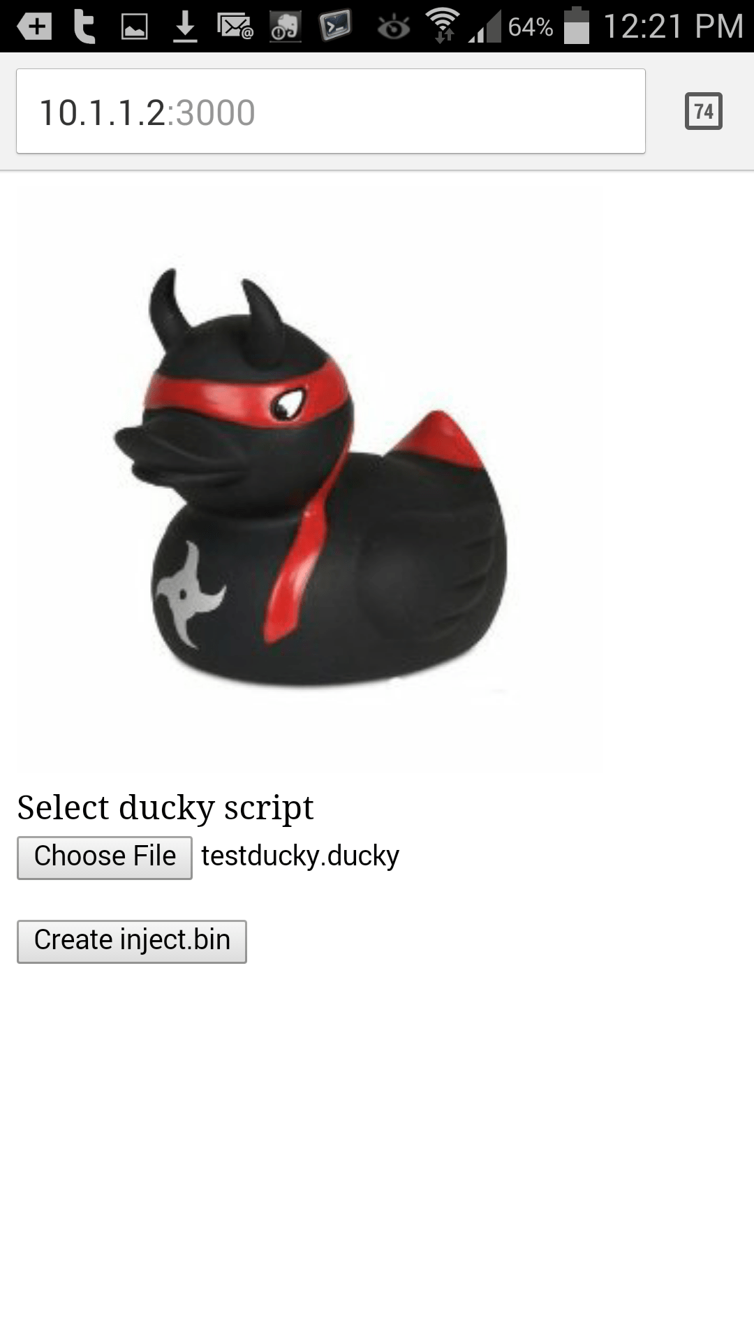 GitHub tresacton/DuckEncoder A USB RUBBER DUCKY GUI! A RoR app as a simple GUI wrapper for