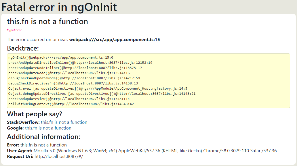 GitHub unlight/deverrorhandler Expose global angular error handler