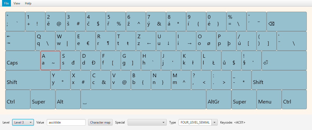 GitHub CarlosGS98/nixkeyboardeditor *NIX Keyboard Layout Editor