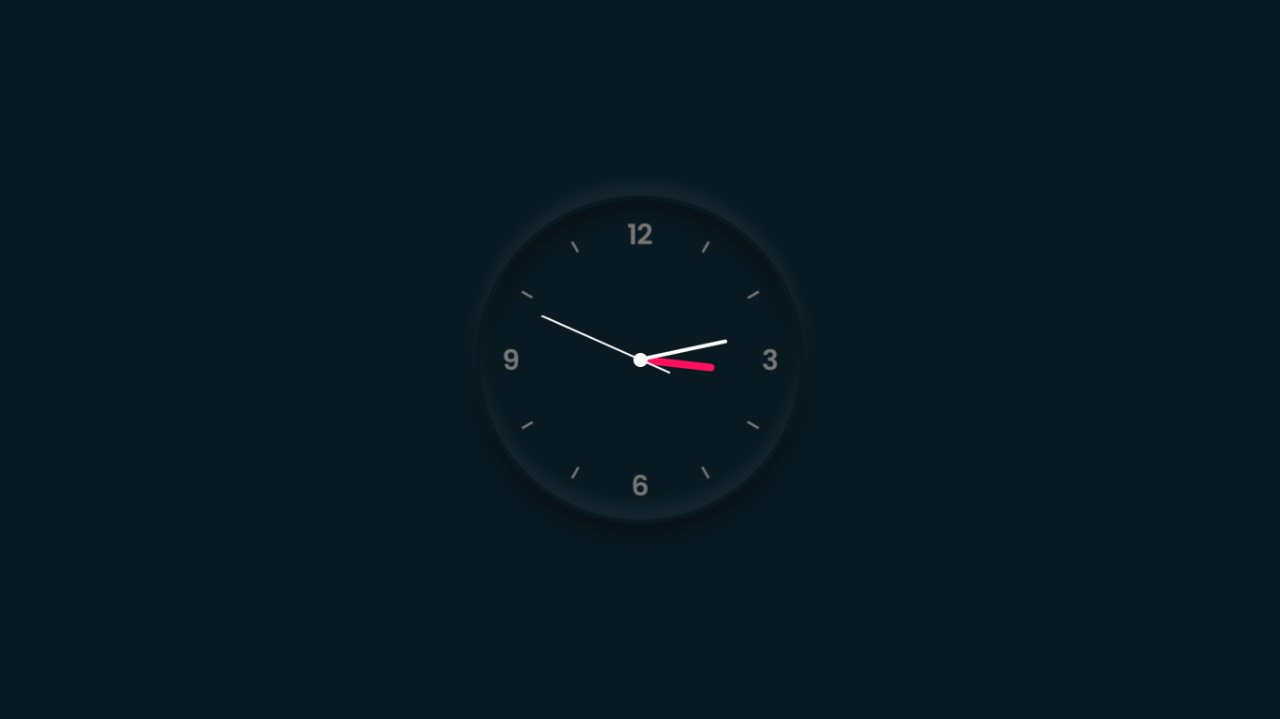 GitHub vishalrathod07/Javascriptclock Clock design made using