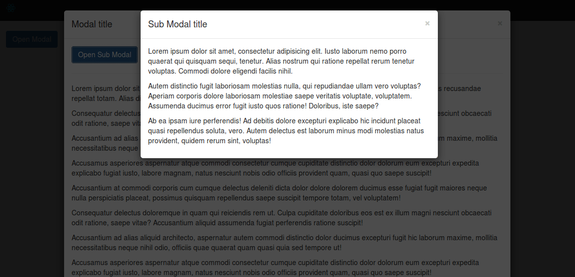 reactmodalbootstrap npm