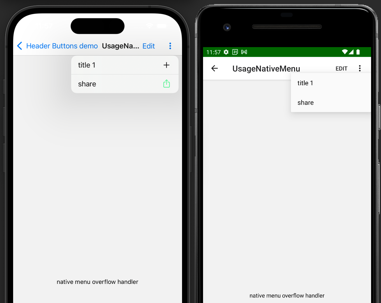 reactnavigationheaderbuttons npm