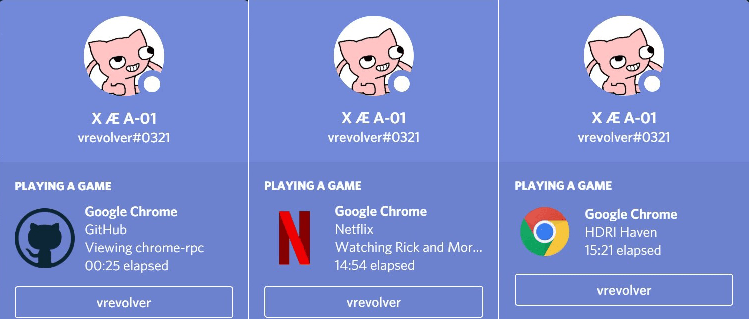 GitHub vrevolverrr/chromediscordpresence An unofficial Discord