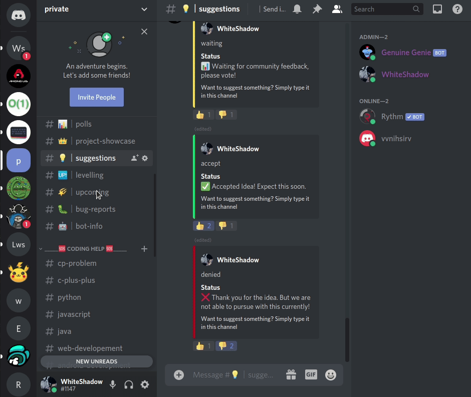 Discord Bot Genuinegenie