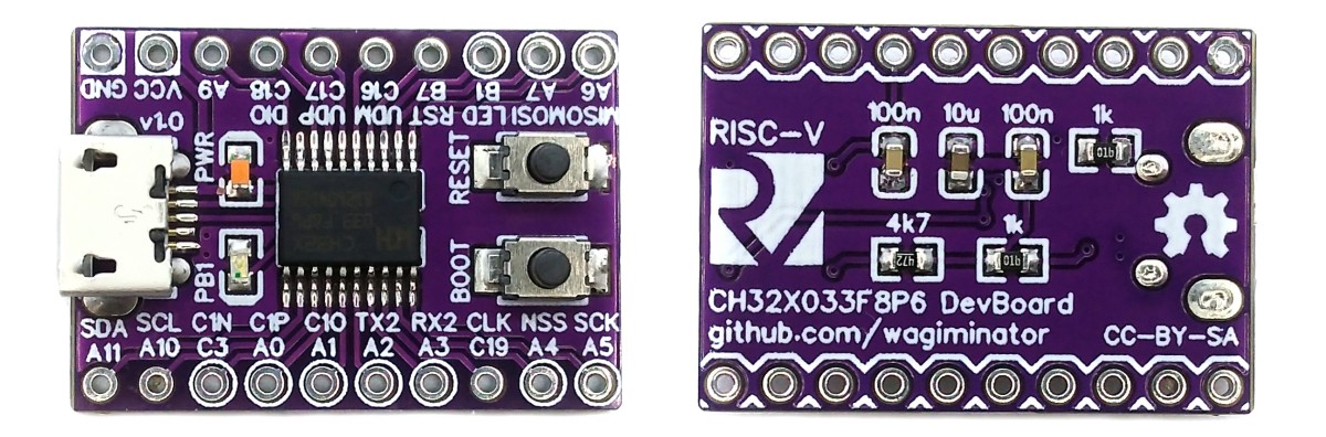 CH32X033 F8P6 Development Board | Hackaday.io
