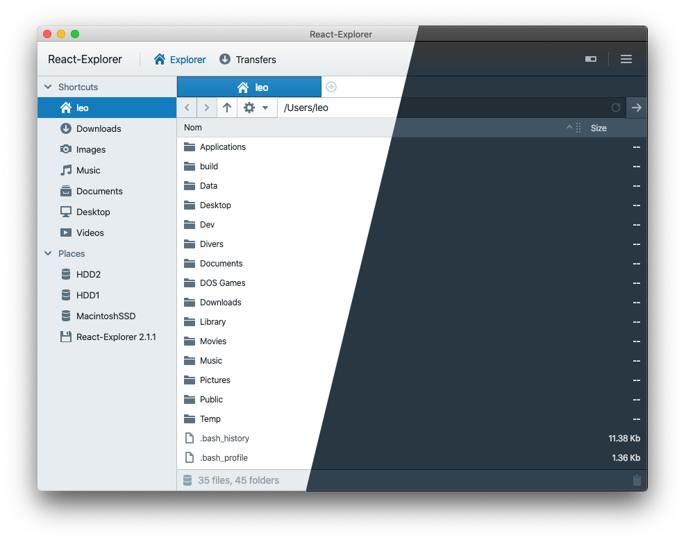 ReactExplorer Apps Electron