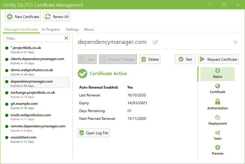 Certify