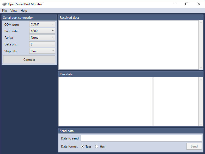 Open Serial Port Monitor