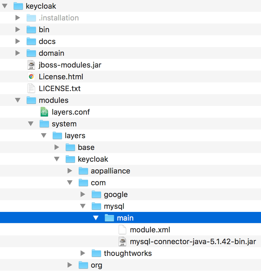Nostra Technology Keycloak MYSQL Setup