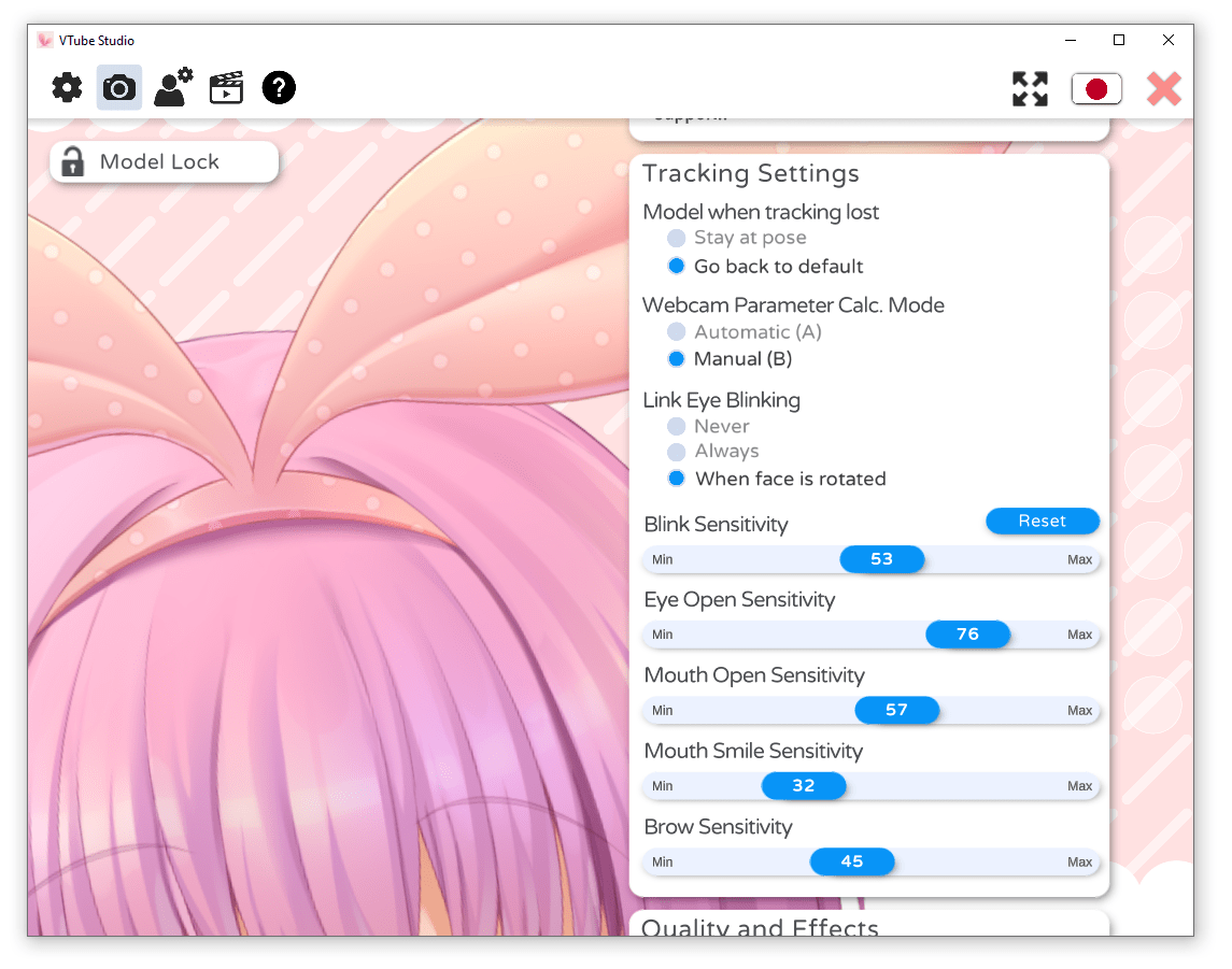 VTube Studio设置 Elegetic/VTubeStudio GitHub Wiki