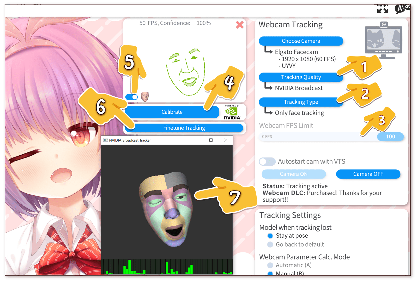 NVIDIA cam Tracker · DenchiSoft/VTubeStudio Wiki · GitHub