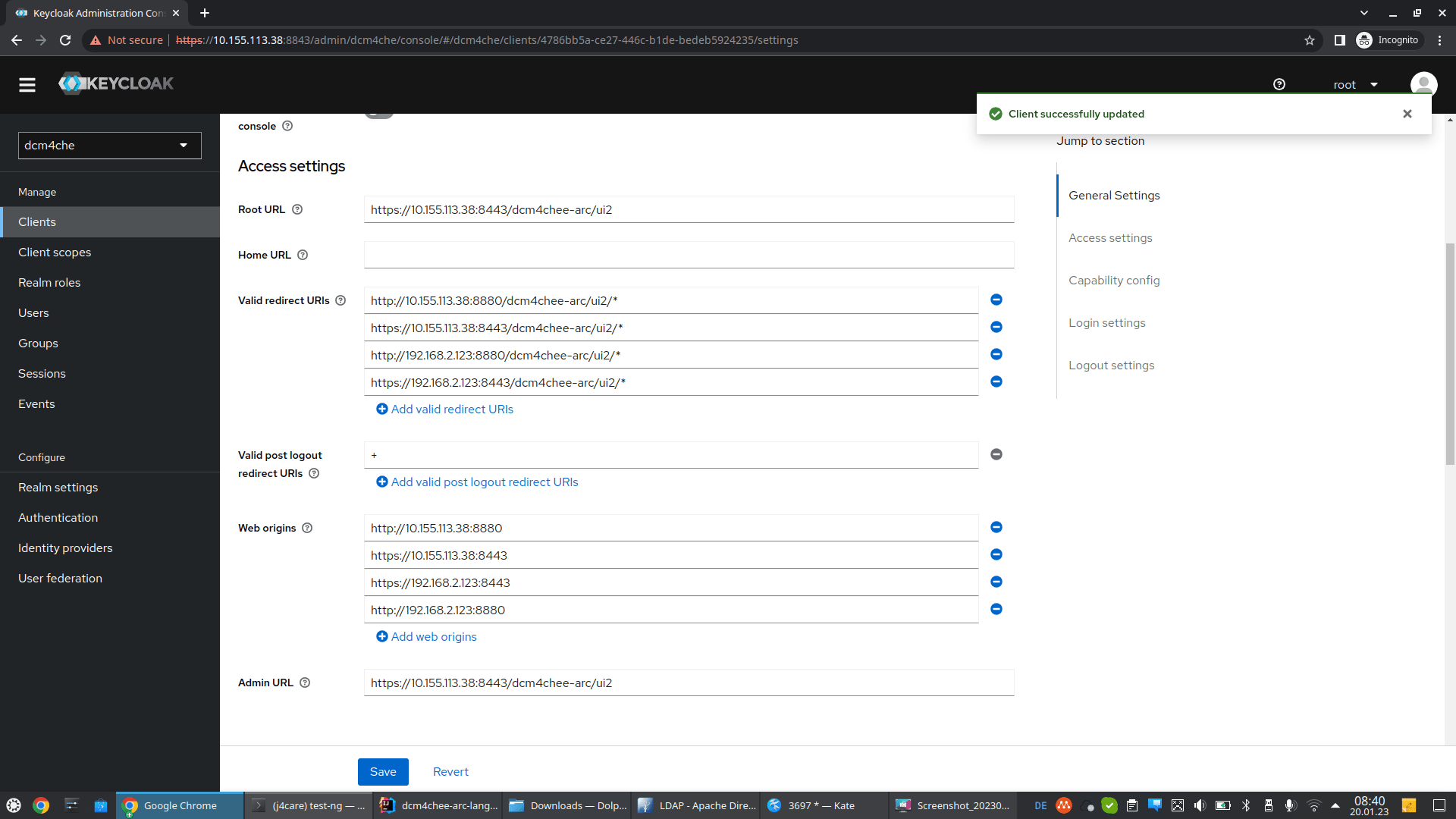 Cluster Keycloak with MariaDB and LDAP using Docker Standalone