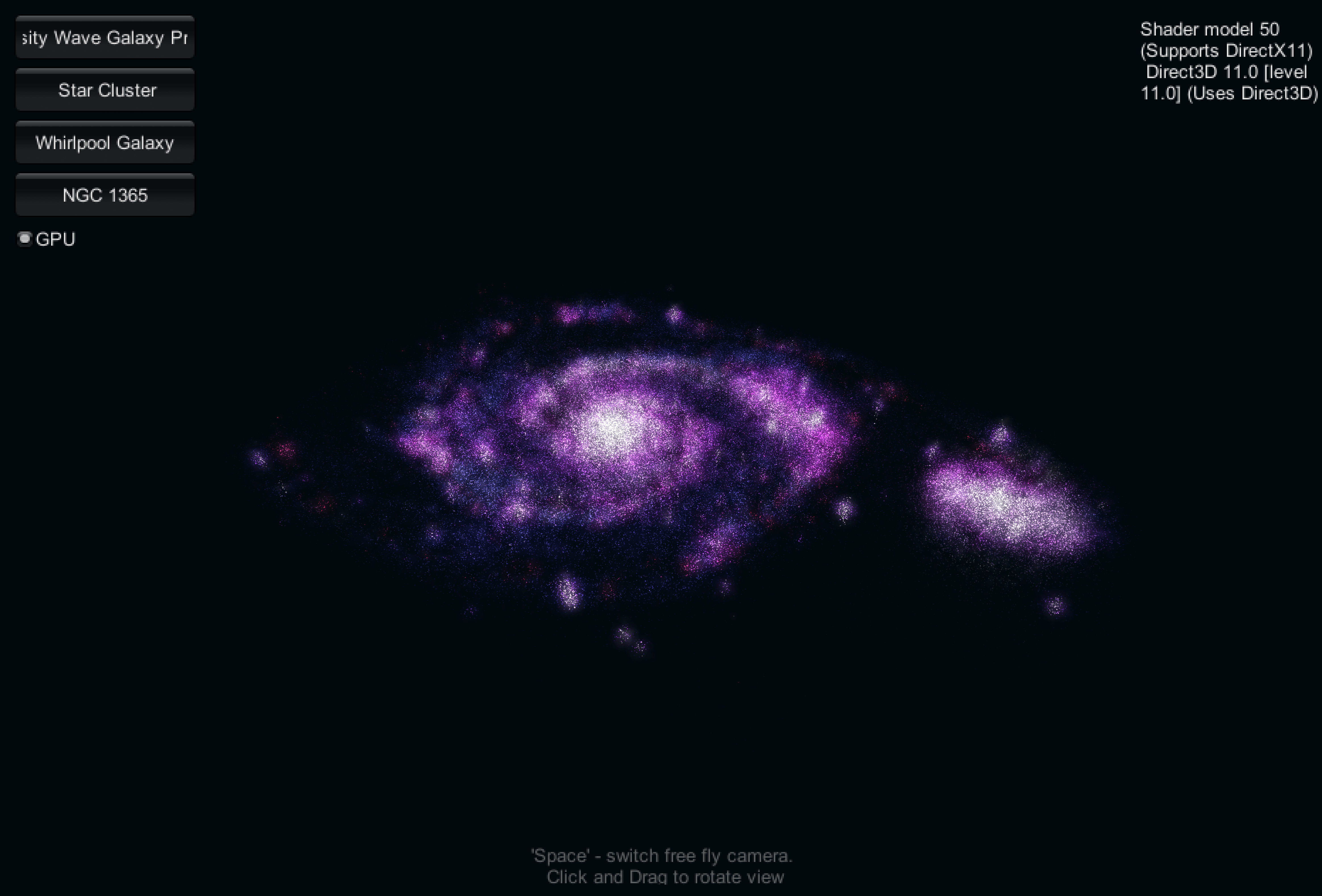 GitHub simeonradivoev/GalaxiaRuntime Galaxy generator for Unity 3D