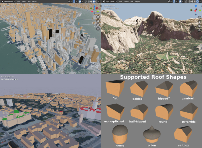 Alternatives and detailed information of Blender Osm