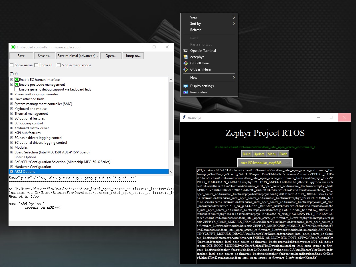 GitHub yimjiajun/zephyr_gui Intel Open Source Embedded Controller