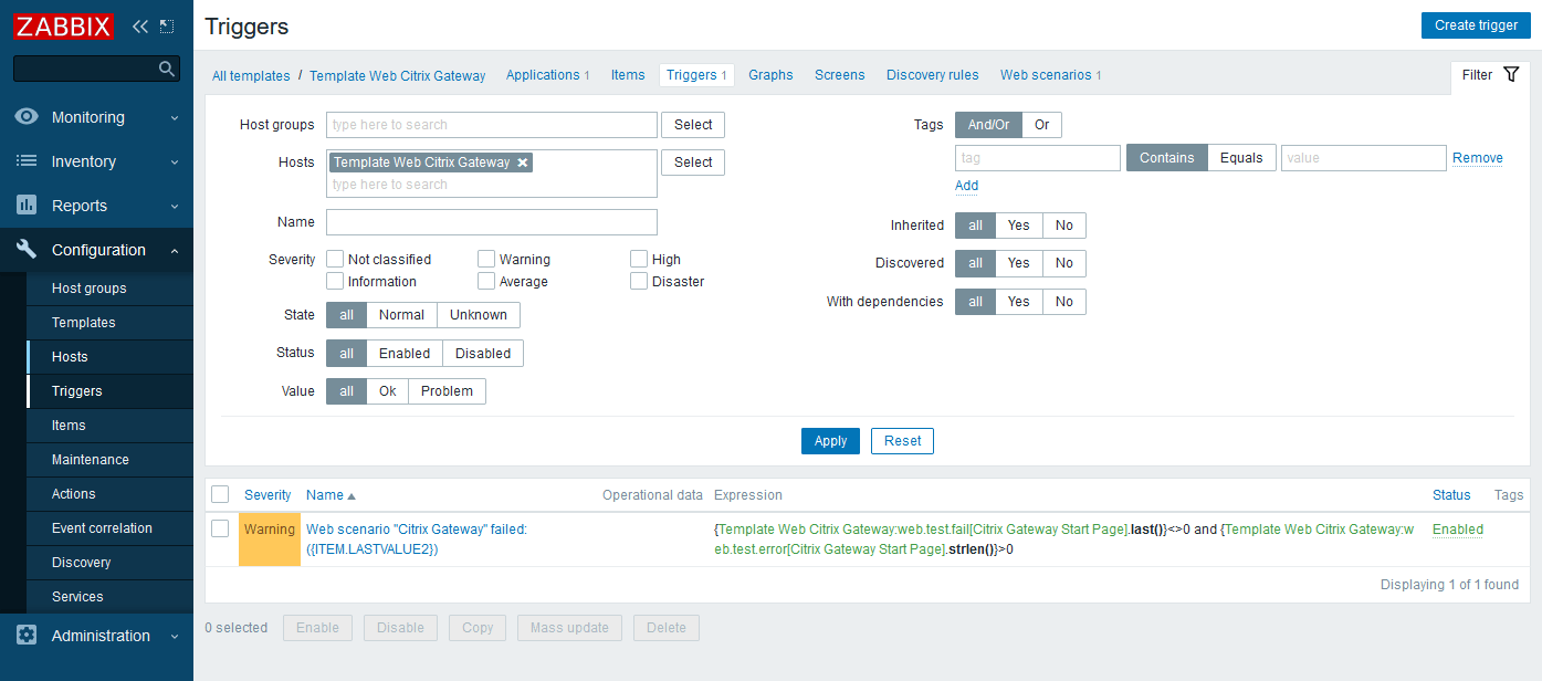 Zabbix Frontend Modules