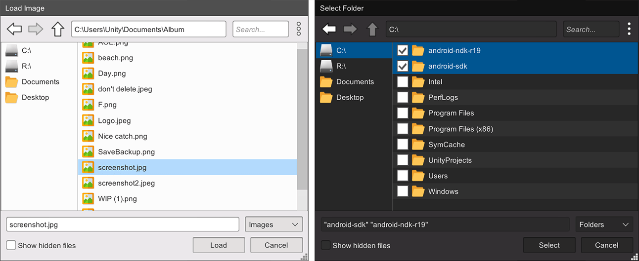 Simple File Browser [Open Source] Unity Forum