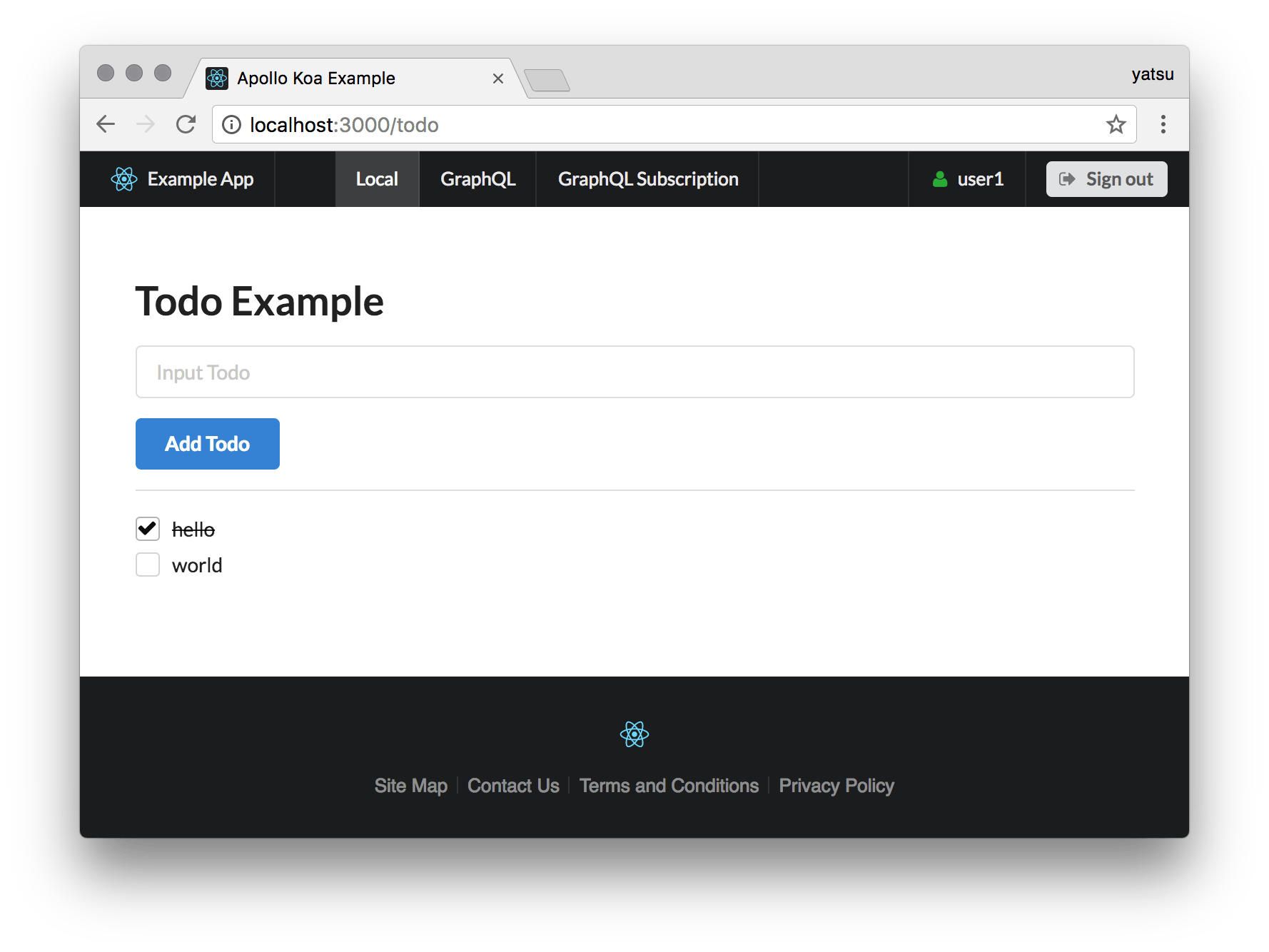 GitHub yatsu/reactapollokoaexample An example app using React