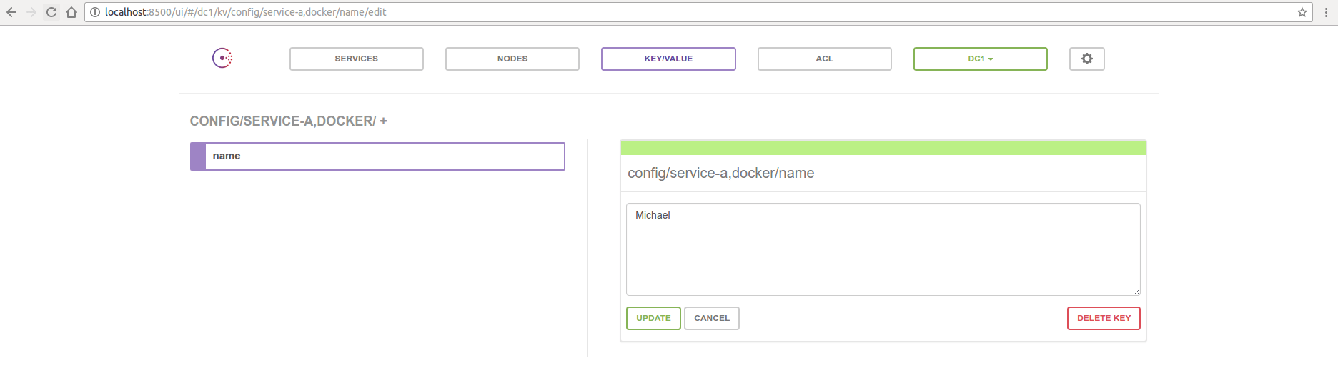 Spring Cloud Consul Example