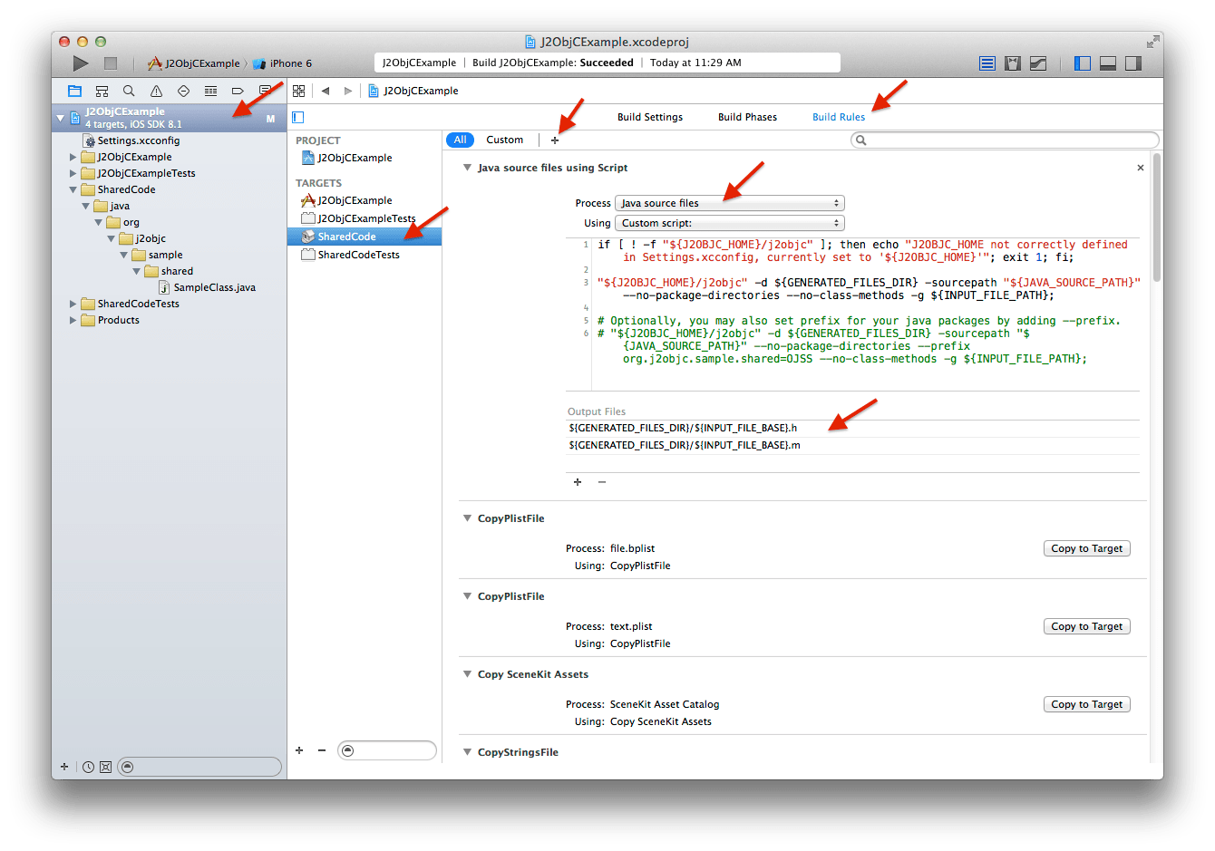 GitHub yixiang/XcodeJ2ObjCExample Sample xcode project that sets