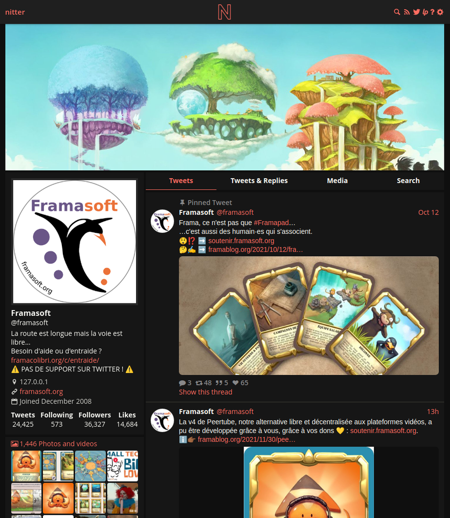 GitHub YunoHostApps/nitter_ynh Nitter package for YunoHost