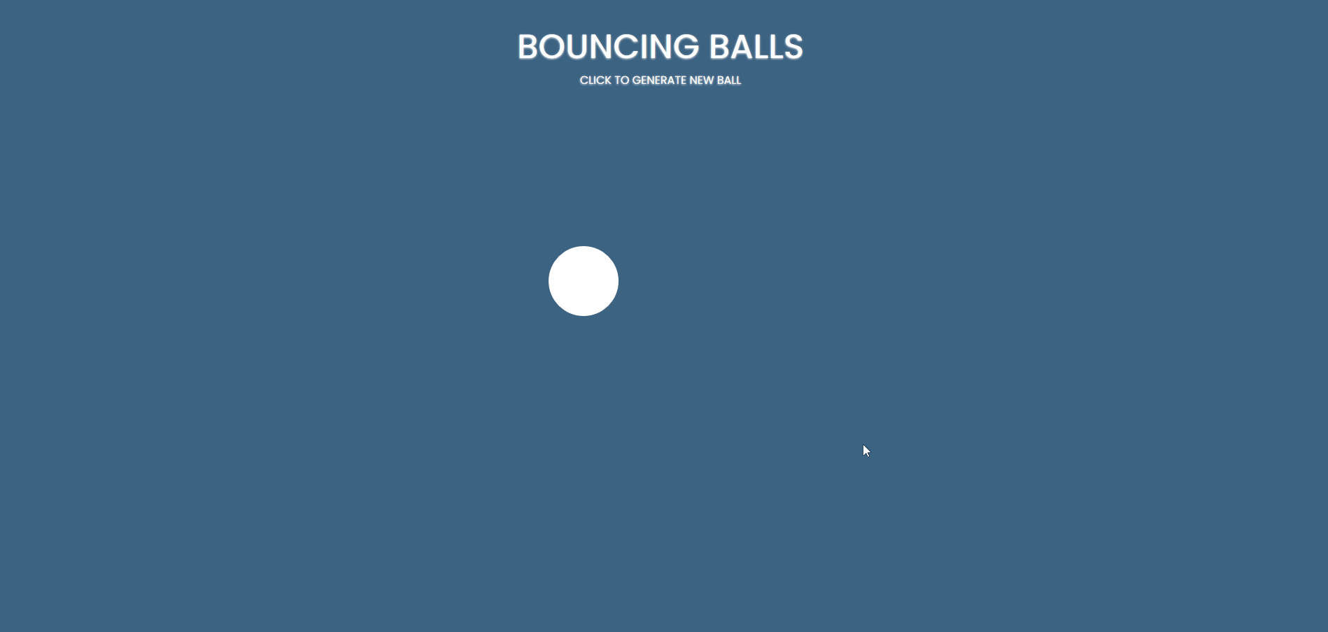 GitHub zuramai/bouncingballs Generate Random Bouncing Balls on Click