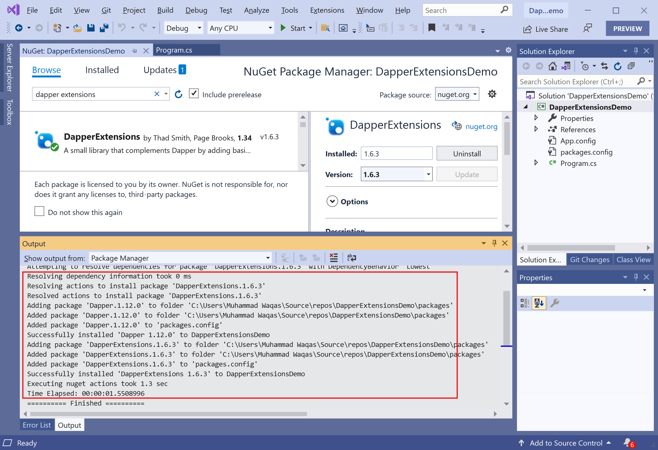 Dapper Extensions Environment Setup dapperextensions Tutorial