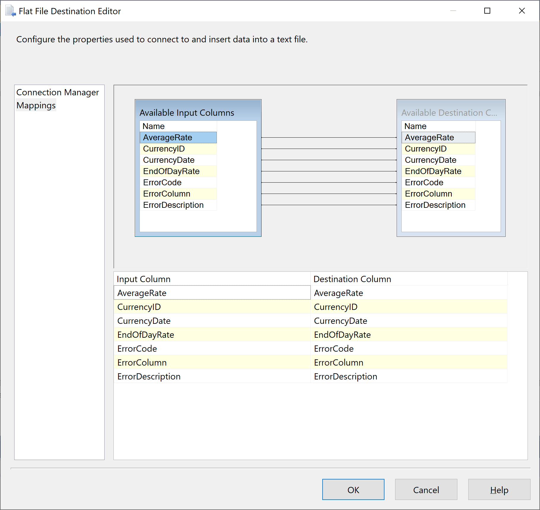 SSIS Flat File Destination ssis Tutorial