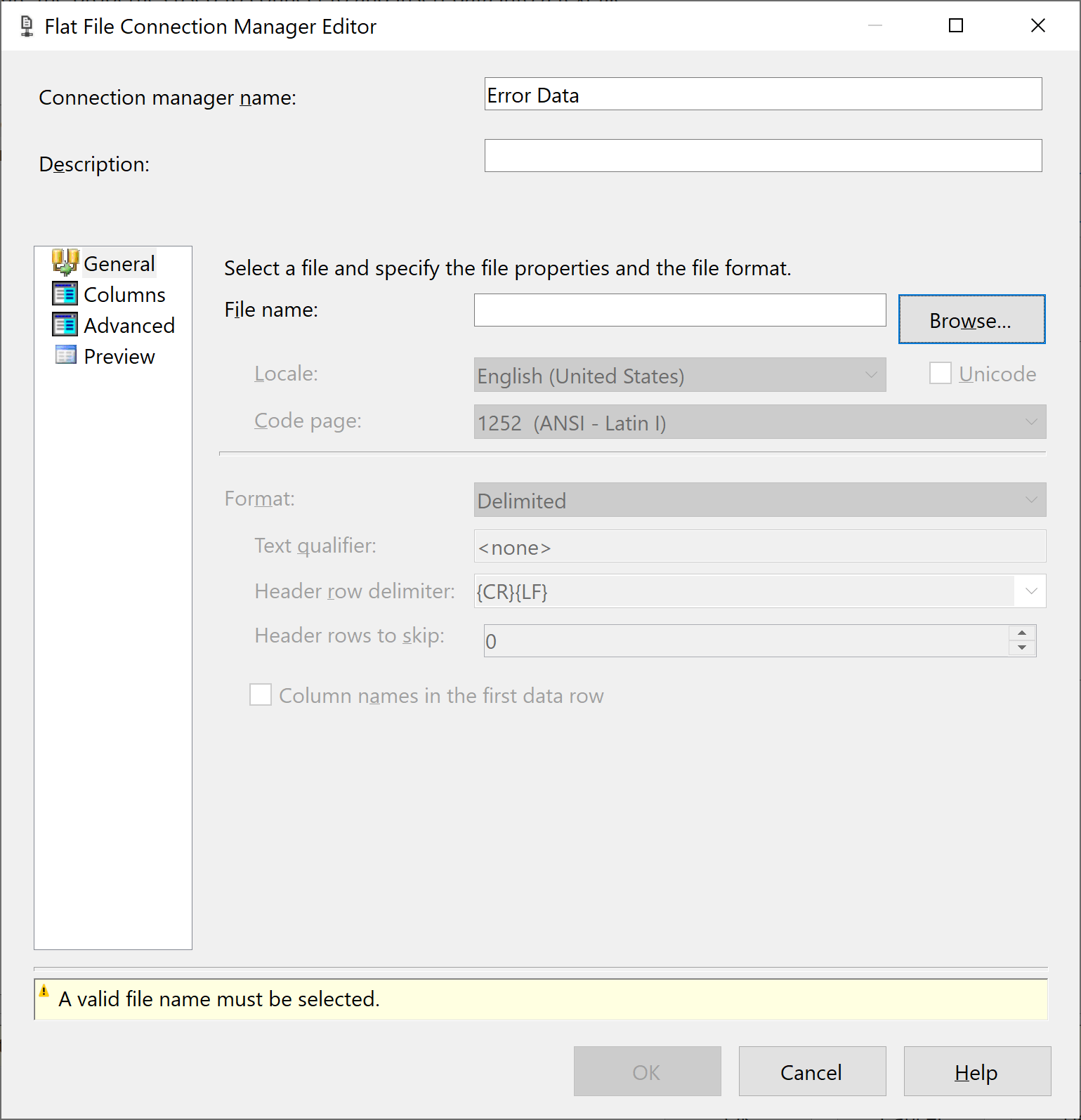 SSIS Flat File Destination ssis Tutorial