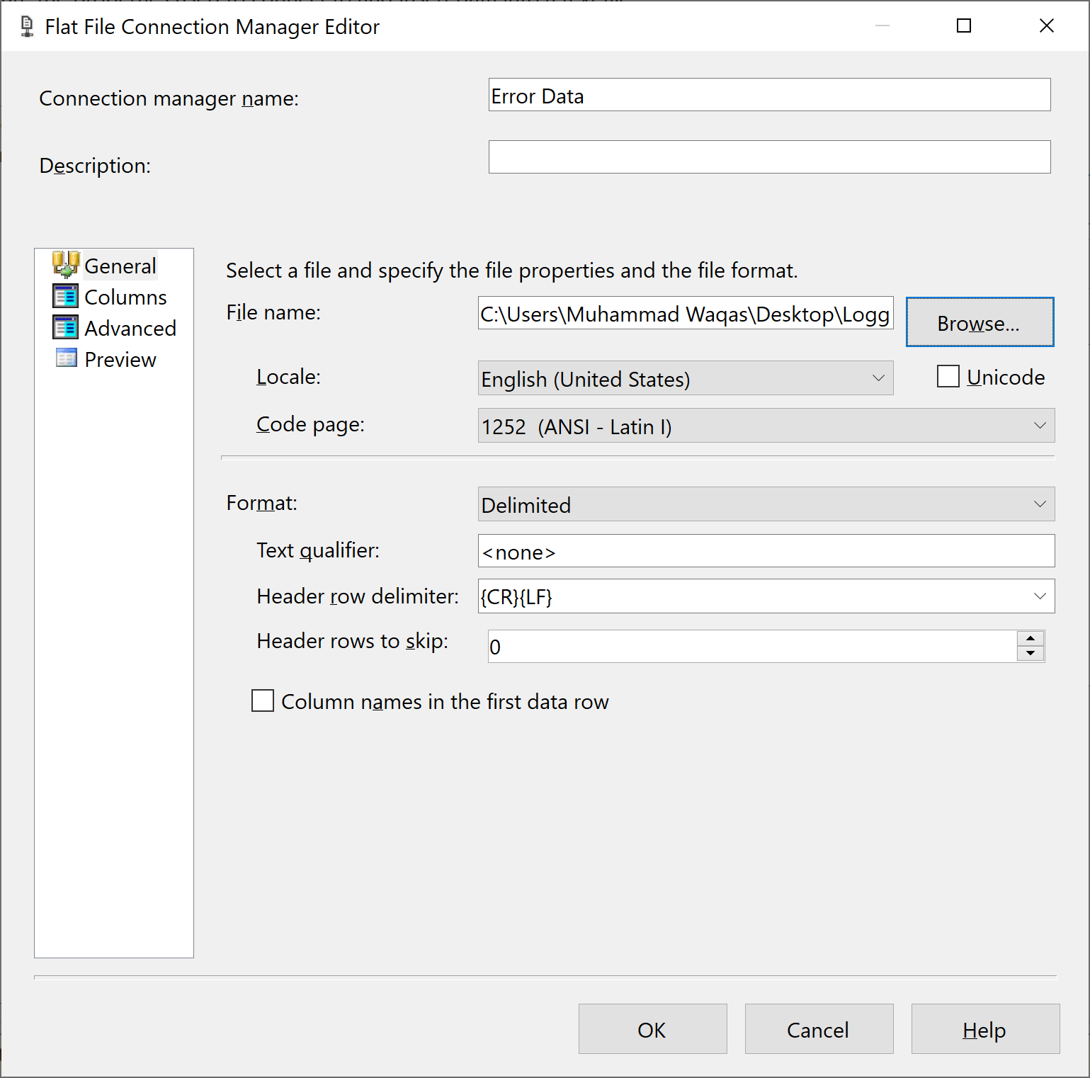 SSIS Flat File Destination ssis Tutorial