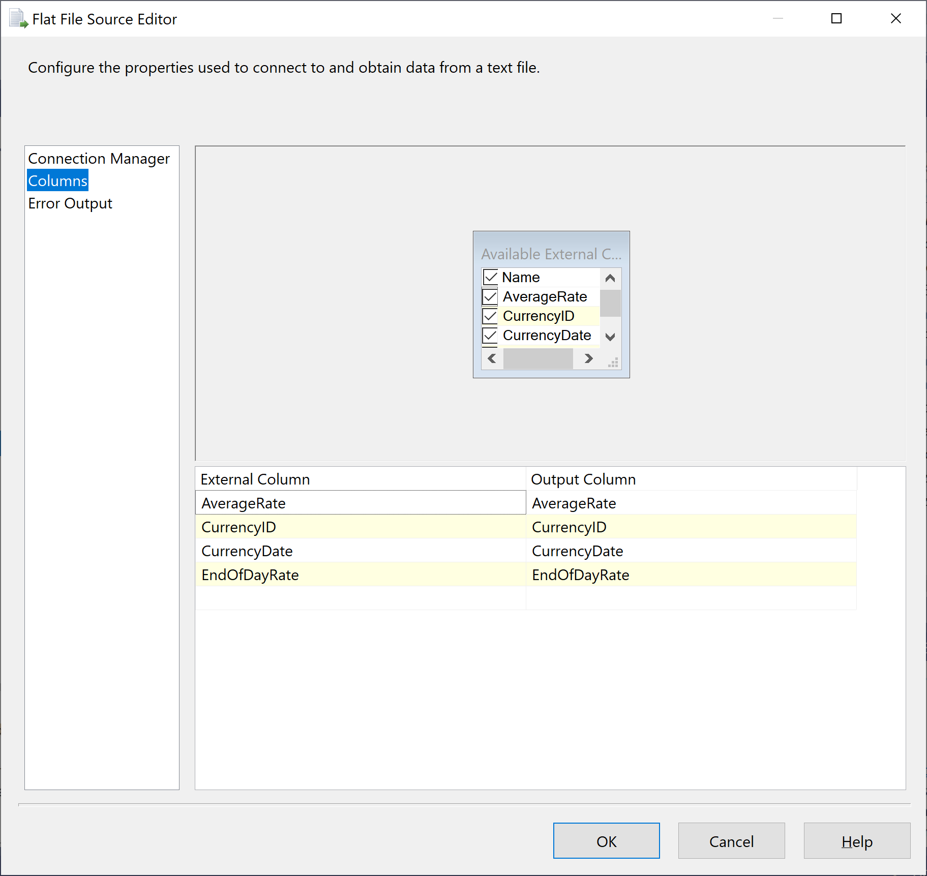 SSIS Configure Flat File Source ssis Tutorial