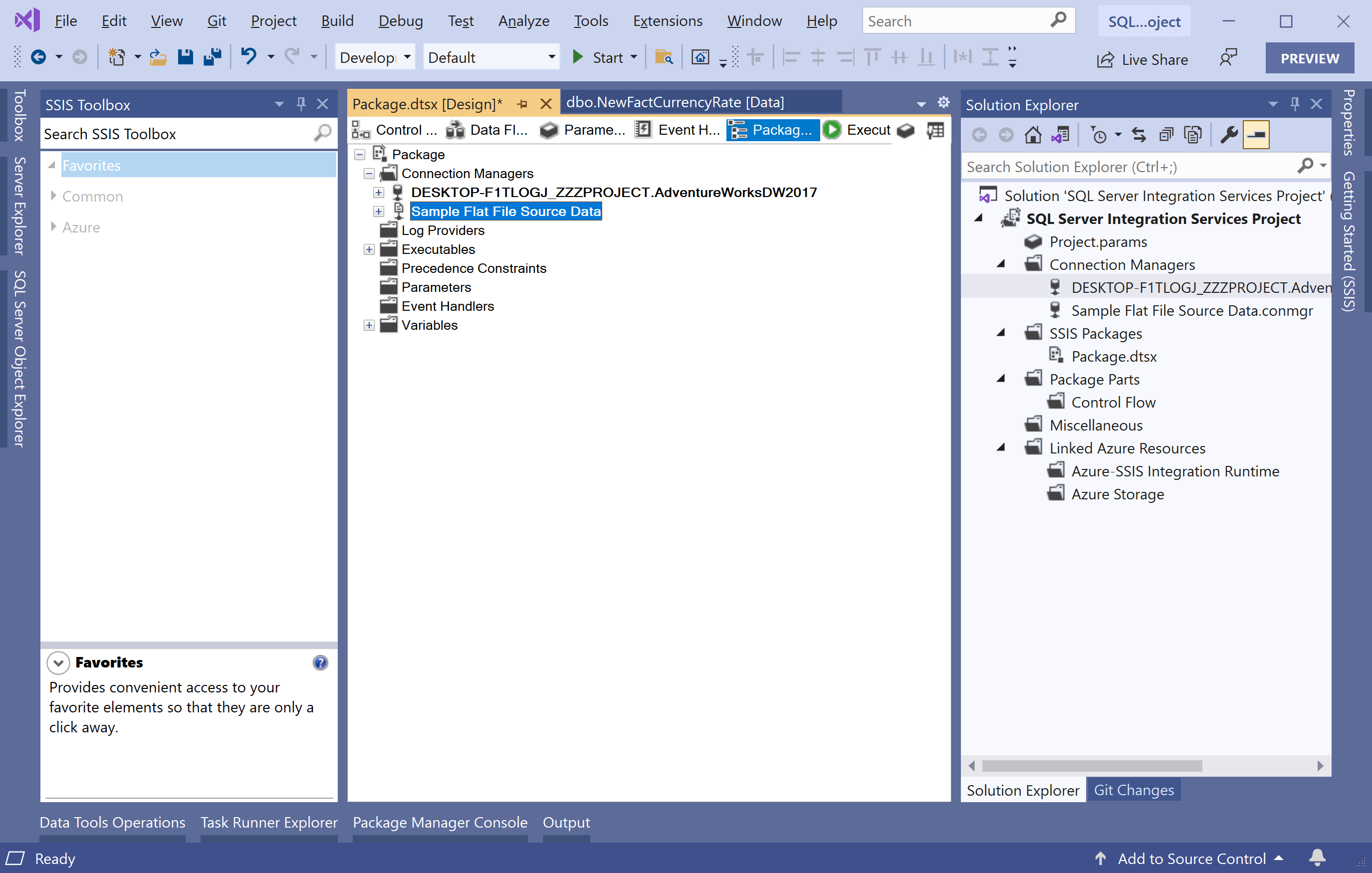 SSIS Update Flat File Connection Manager ssis Tutorial