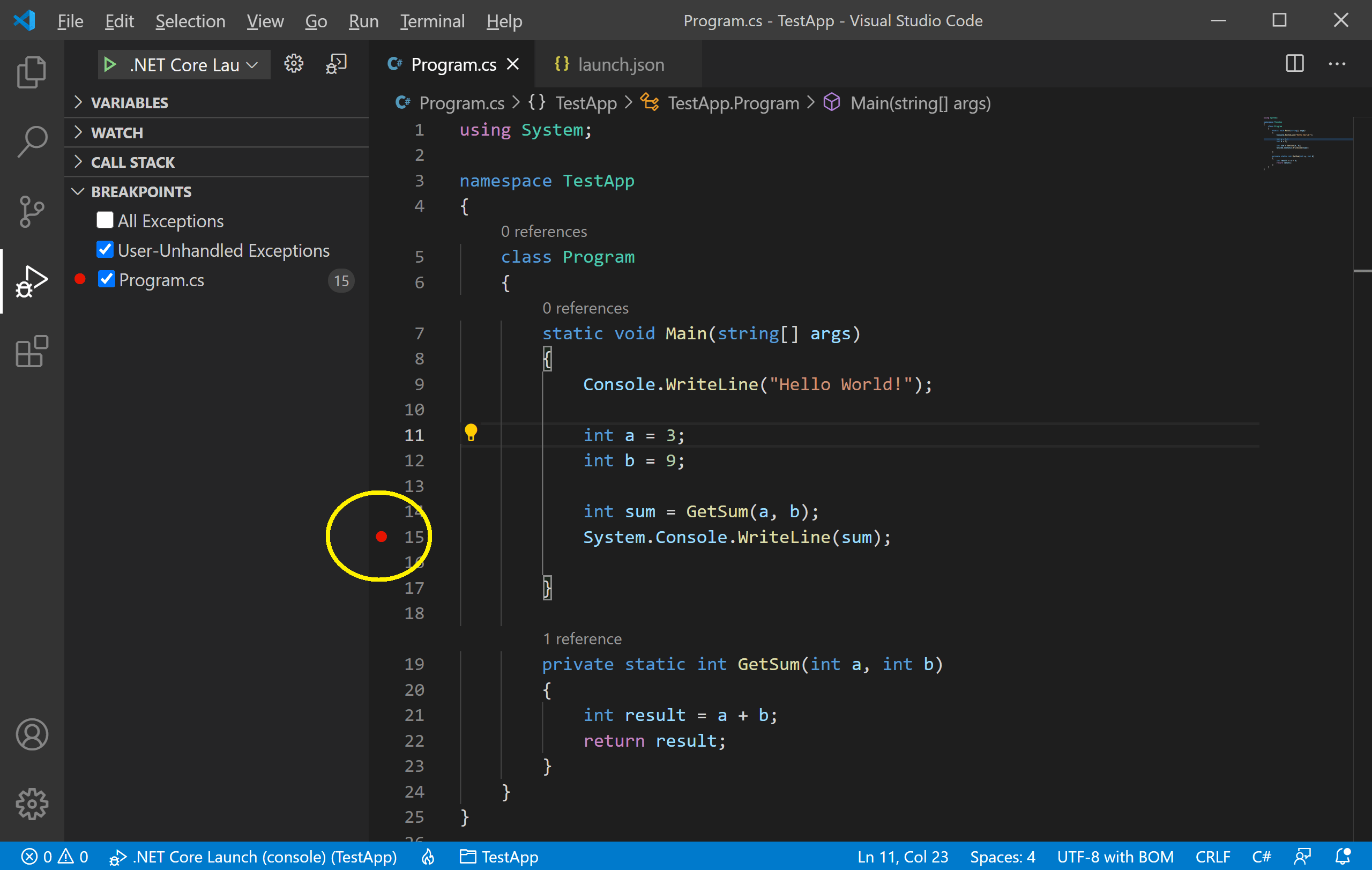 How To See Variable Value While Debugging In Visual Studio Code