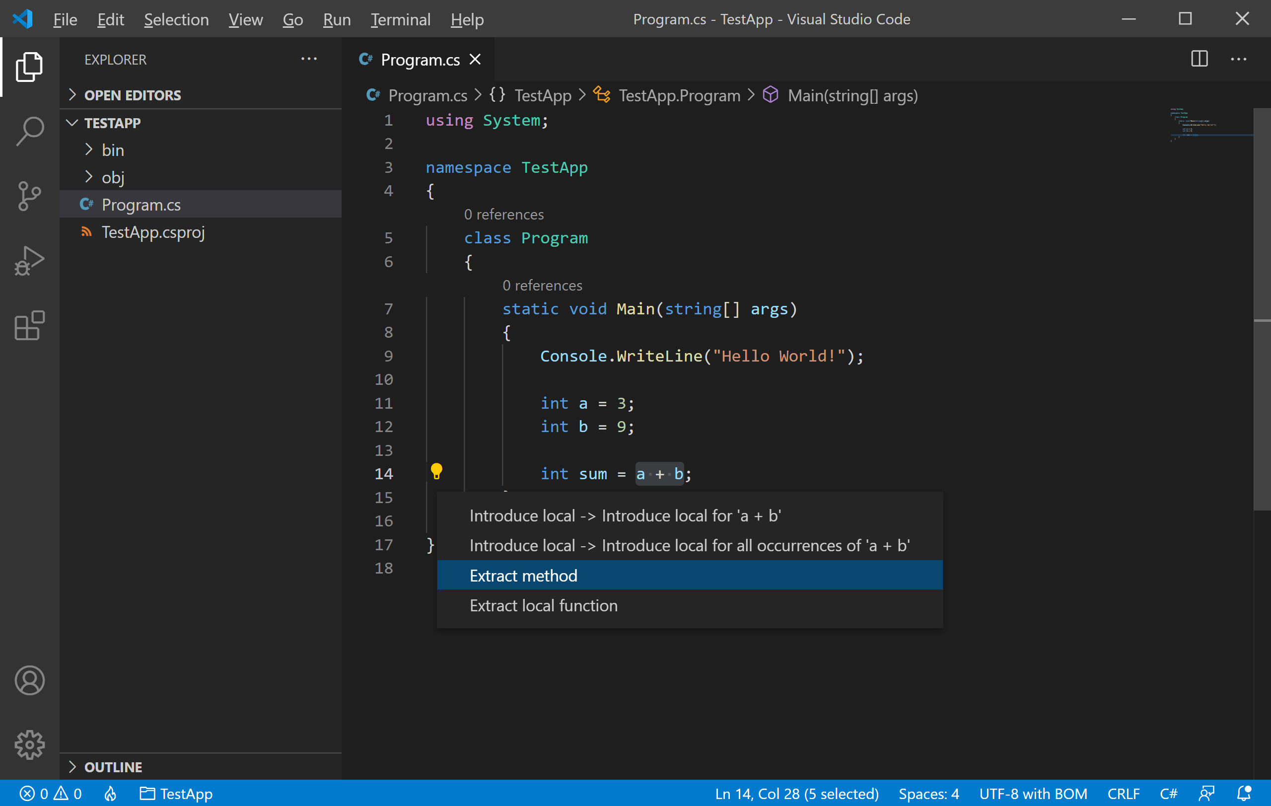 Visual Studio Code Refactoring visualstudiocode Tutorial