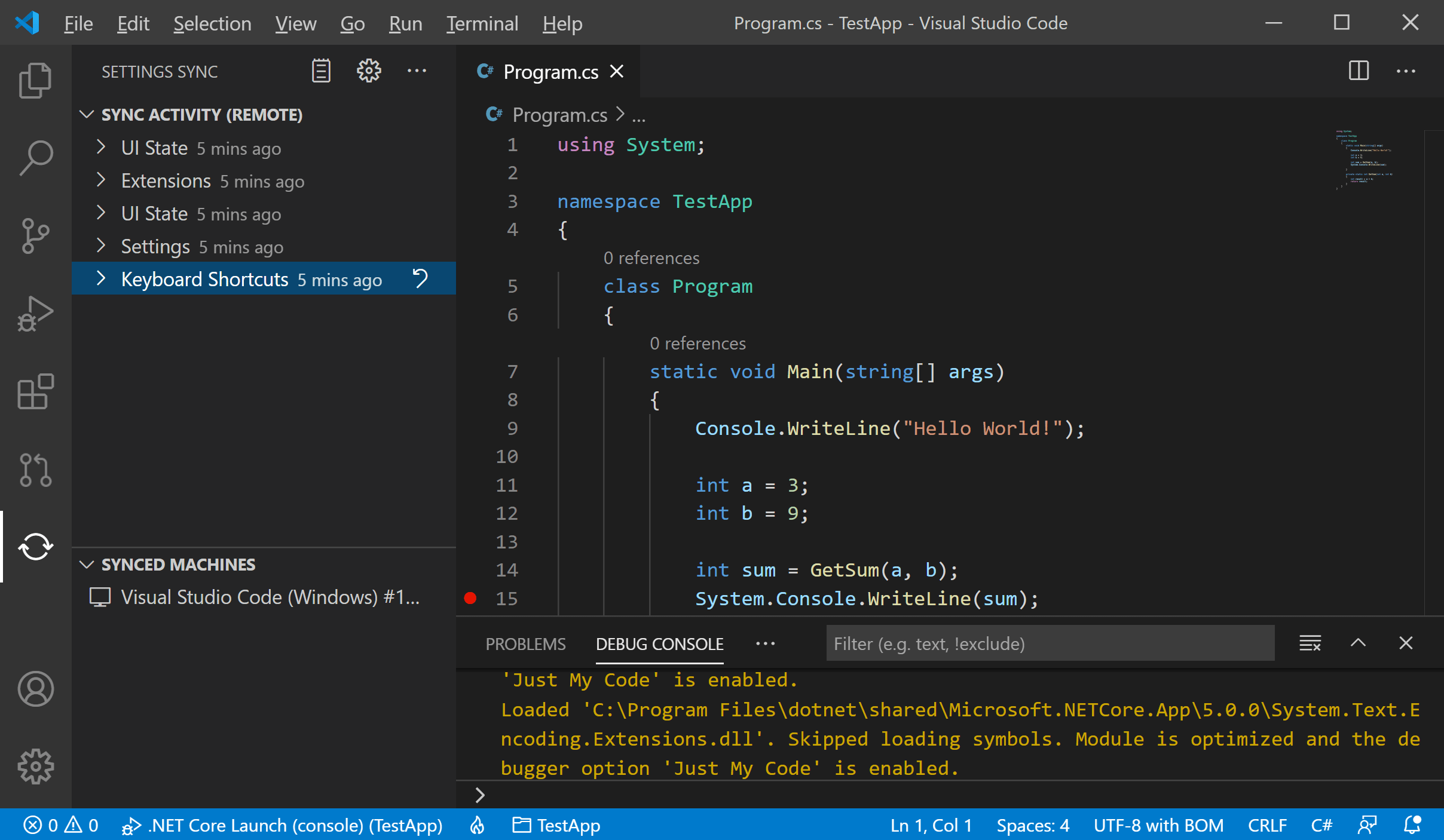 Visual Studio Code Settings Sync visualstudiocode Tutorial