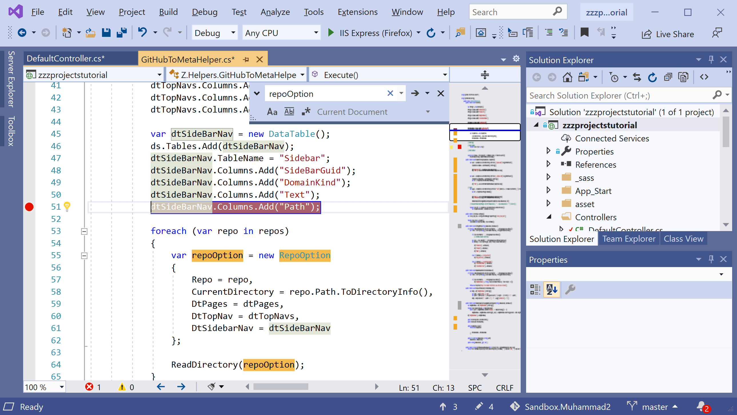 Visual Studio Customize Scroll Bar visualstudio Tutorial