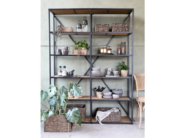 Industriell Bokhylla "industriell" Bokhylla med 6 hyllor Raw By Jörlevik Söderåsen