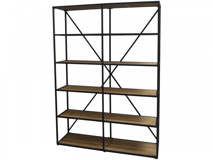 Industriell Bokhylla "industriell" Bokhylla med 6 hyllor Raw By Jörlevik Söderåsen