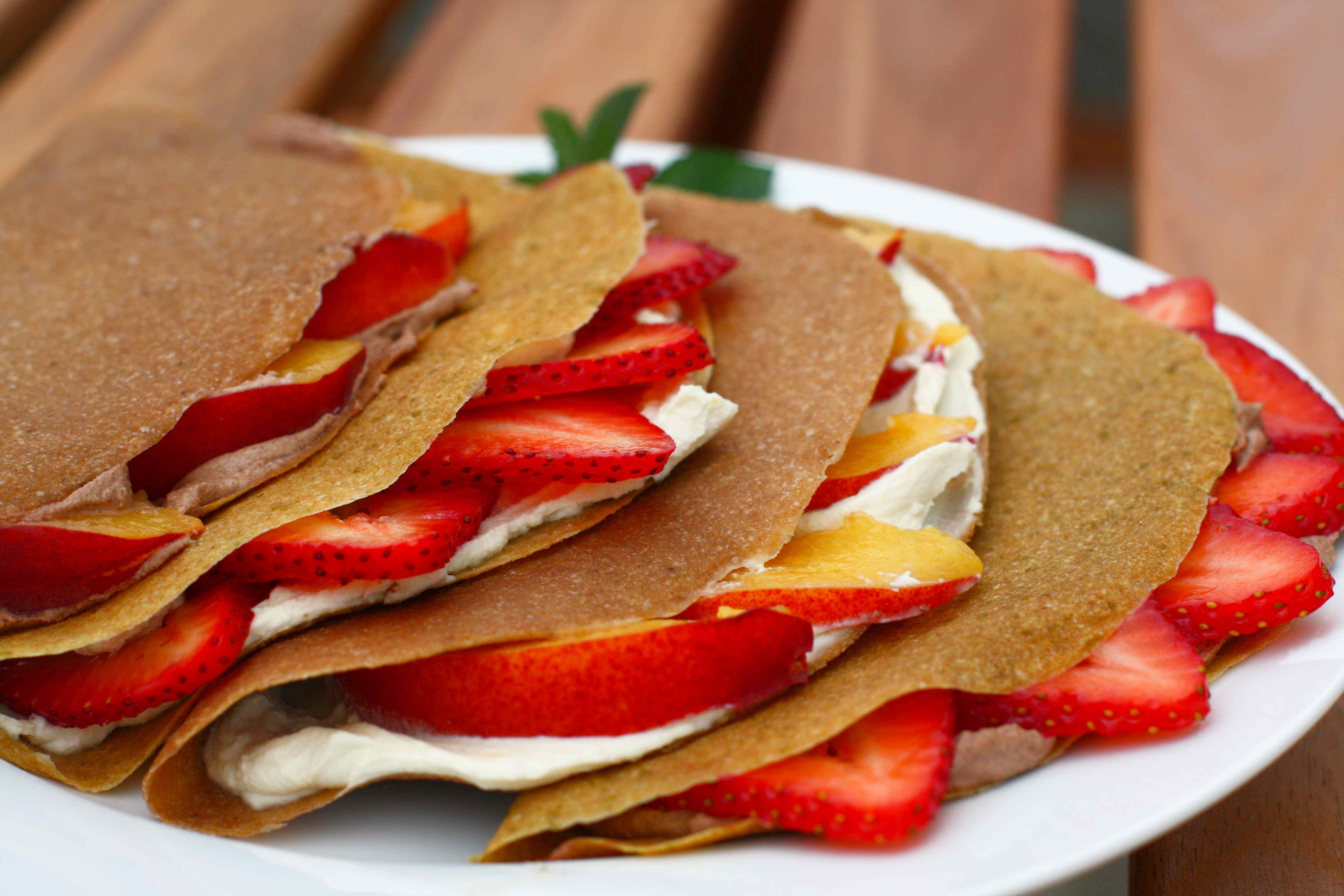 Raw crepes from Ani Phyo’s Raw Food Essentials Raw Candy