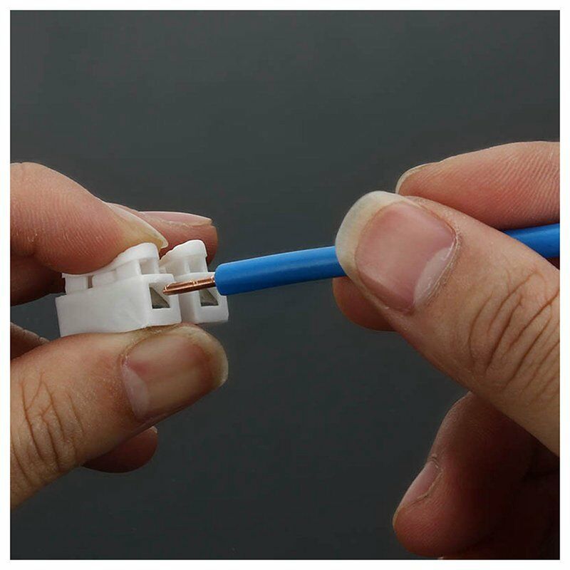Ch2 Spring Quick Wire Connector Cable Clamp Terminal Block Connect R3k5