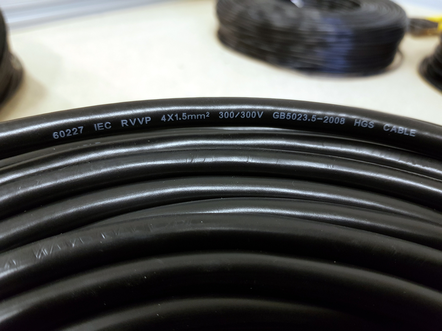 Double shielded cable for spindle or larger step motors 1516AWG (1