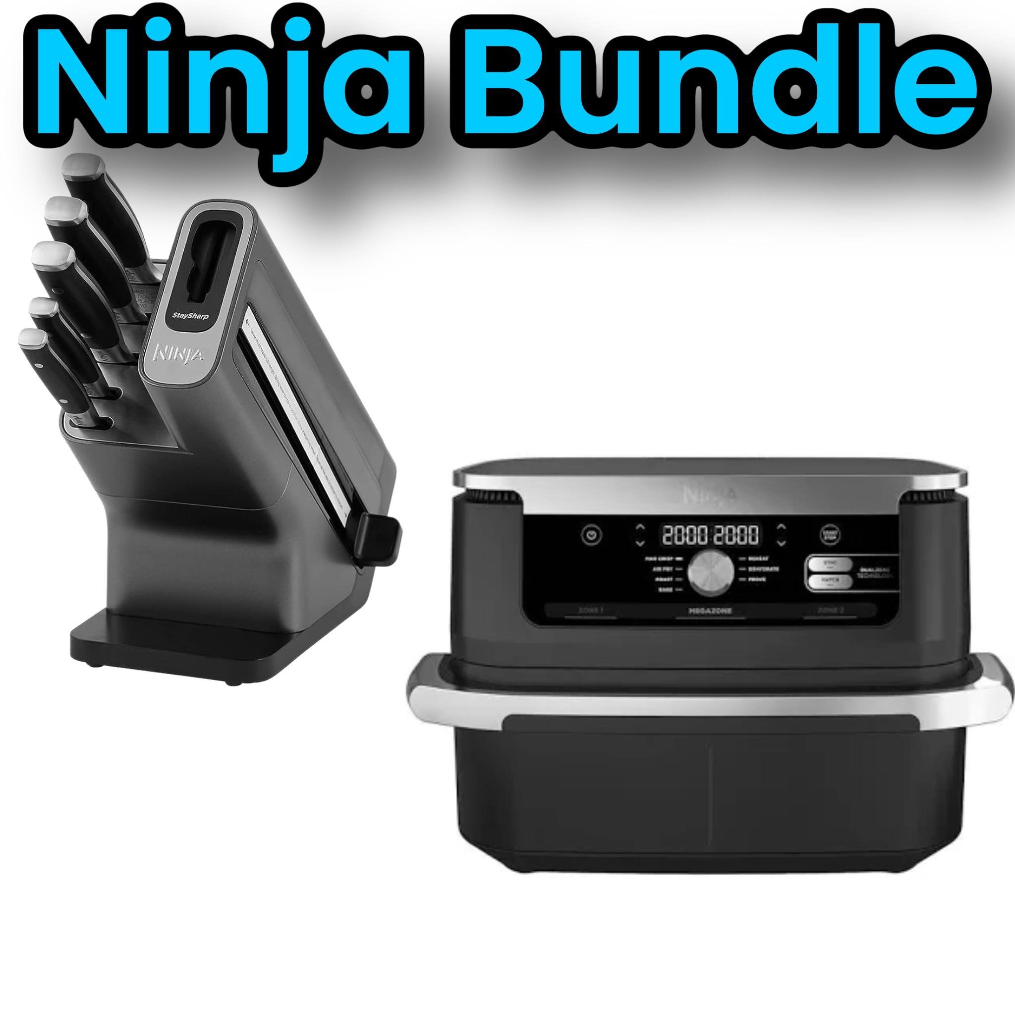 Ninja flexdrawer Airfryer + Ninja Knife Set Raw Competitions