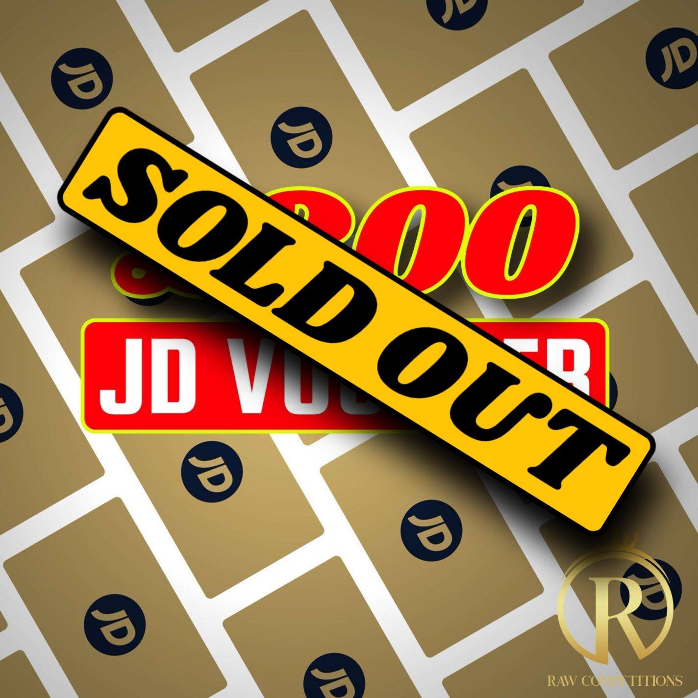 £200 JD VOUCHER Raw Competitions
