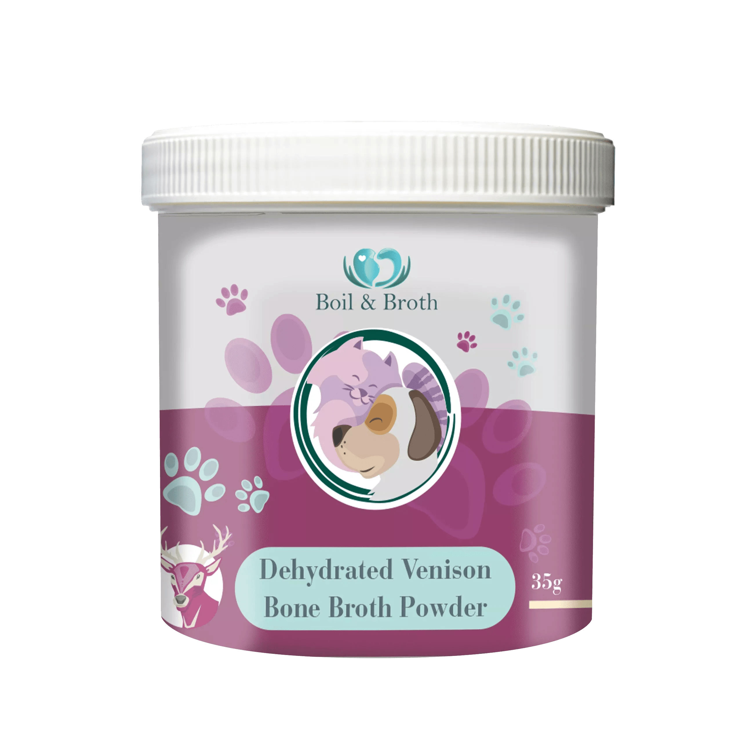 Venison Bone Broth Raw Dog Food Complete