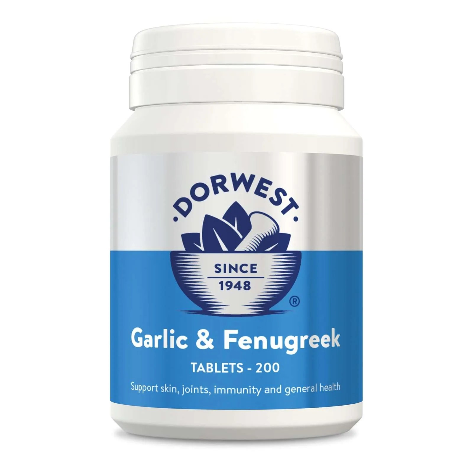 DorwestGarlic & Fenugreek Tablets Raw Feeding Cwmbran Ltd
