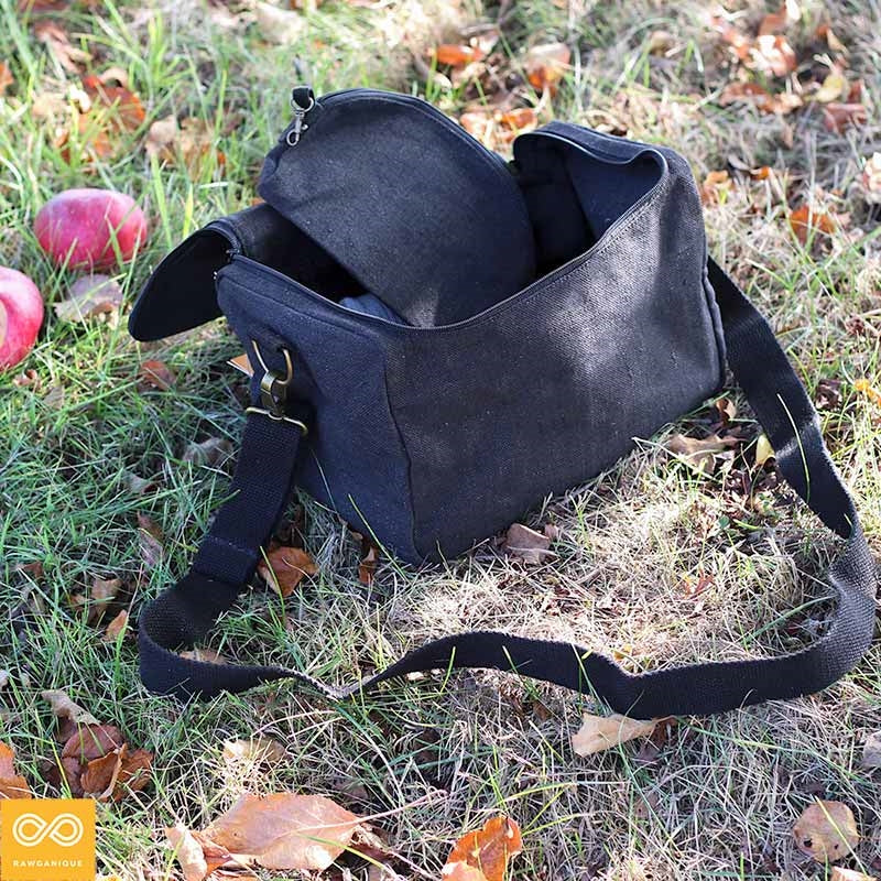 100 Hemp Hemp Sports Gym Swim Spa Bag Rawganique